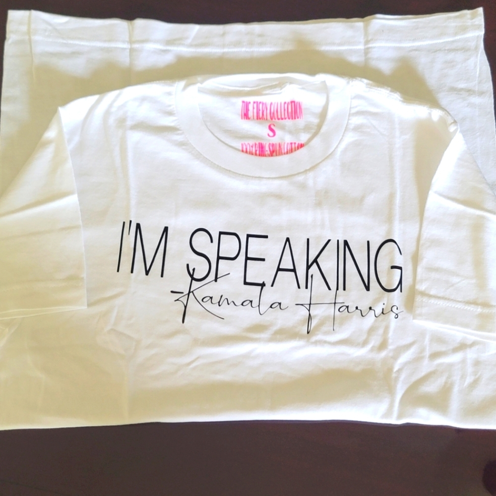 Fiery Collection Kamala Harris "I'm Speaking"‎ Tee NWOT